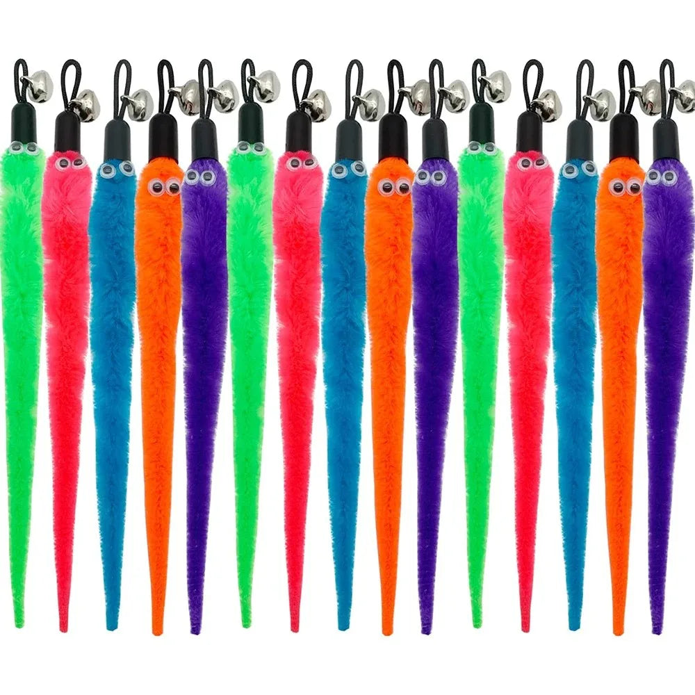 Interactive Cat Wand Worm Refill Attachments - 50 pcs / Random color