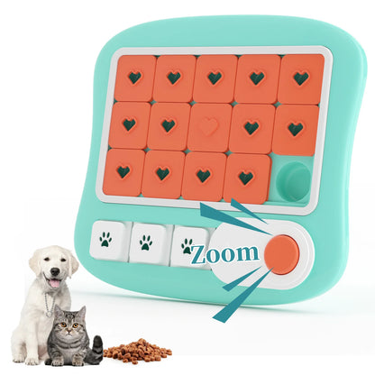 Slow Feeder Puzzle Bowl for Dogs and Cats - ML3 Orange