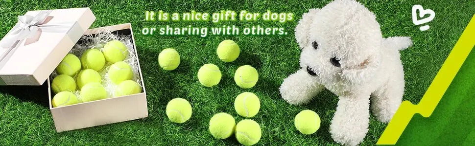 2-Inch Tennis Balls for Dogs (12 Pack, Launcher Compatible) - view 11