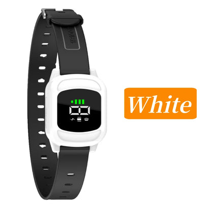 Waterproof Auto Anti-Barking Dog Collar (USB-C Rechargeable) - 016-GJ-White