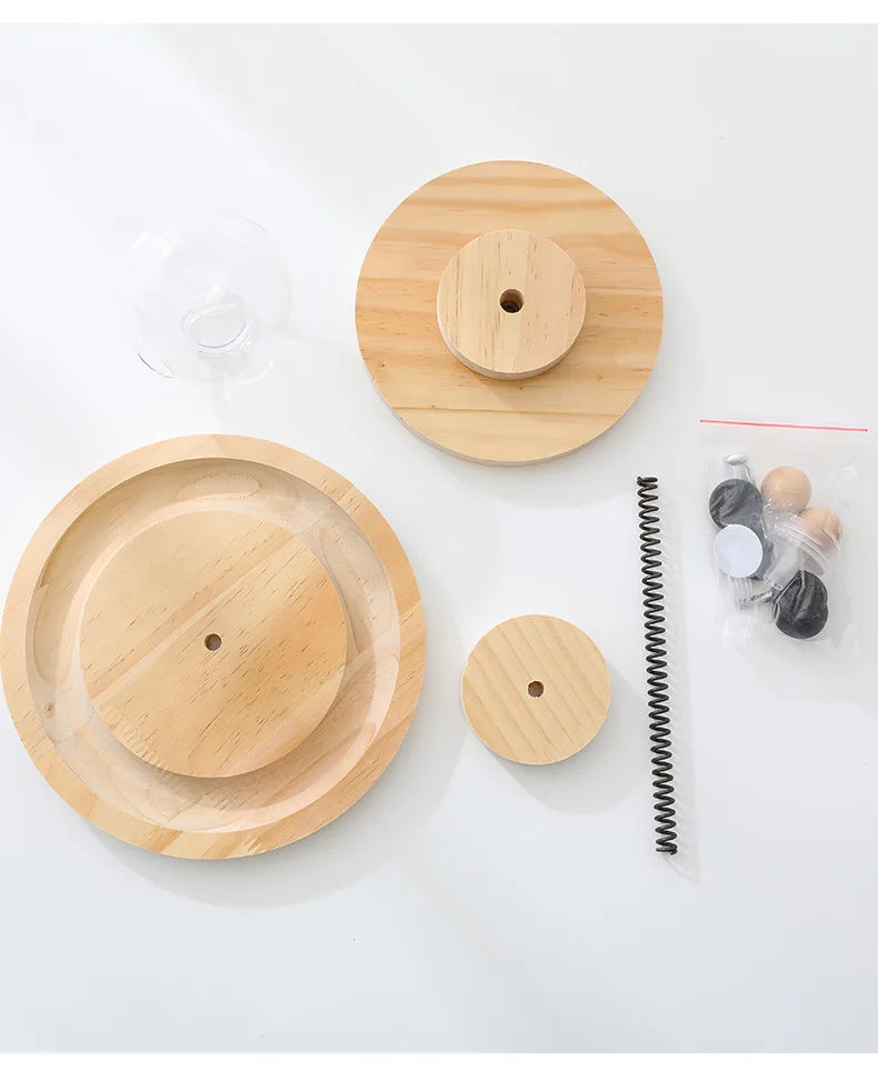 Wooden Cat Toy Tower with Ball Tracks (2 or 3 Levels) - view 13