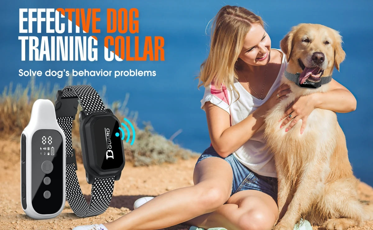 Digital Dog Training Collar with LCD Display (800m Range) - from above