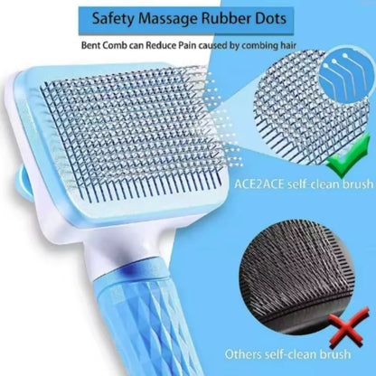 Self-Cleaning Needle Pet Comb for Cats and Dogs - lifestyle