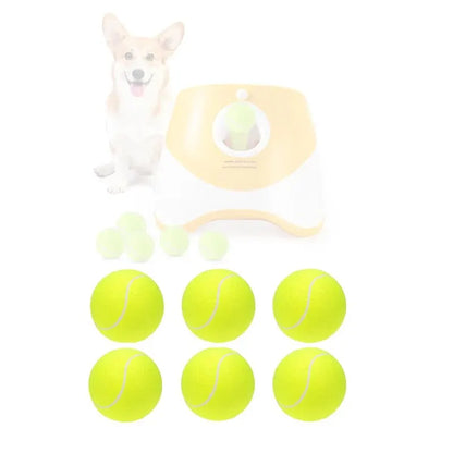 2-Inch Tennis Balls for Dogs (12 Pack, Launcher Compatible) - detail
