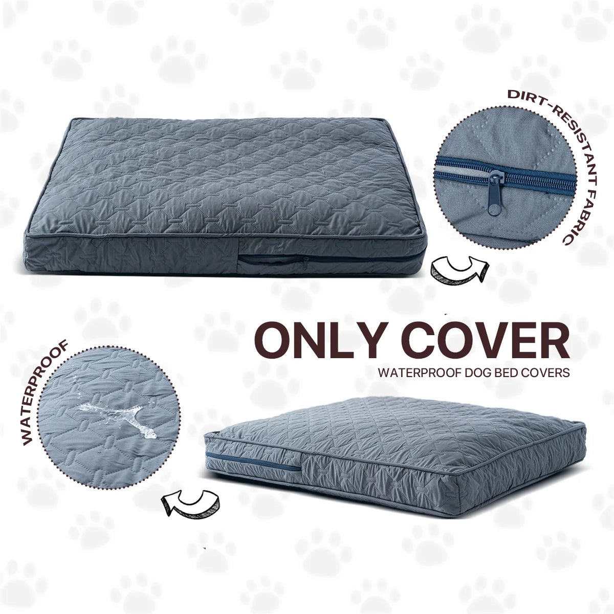 Orthopedic Dog Bed Cover for Large Dogs (Washable) - lifestyle