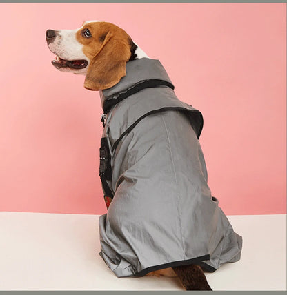 Reflective Sun-Protective Dog Raincoat Jumpsuit - view 20