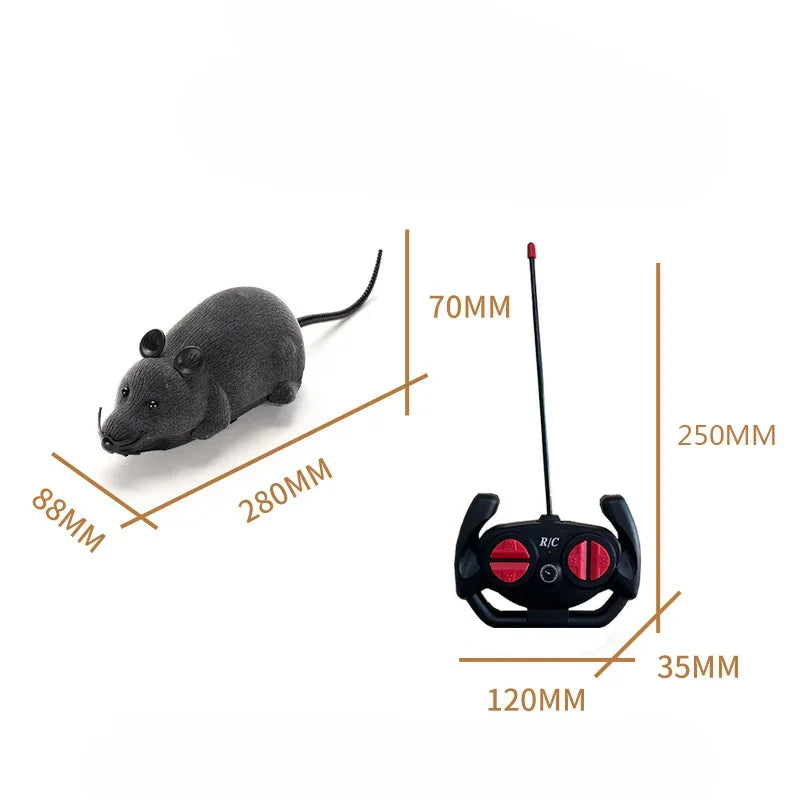 Remote Control Robot Mouse Cat Toy - close-up