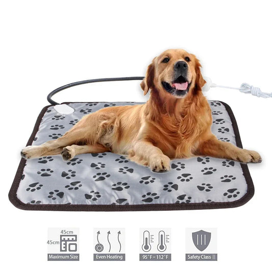 Waterproof Indoor Pet Heating Pad (45 x 45 cm)