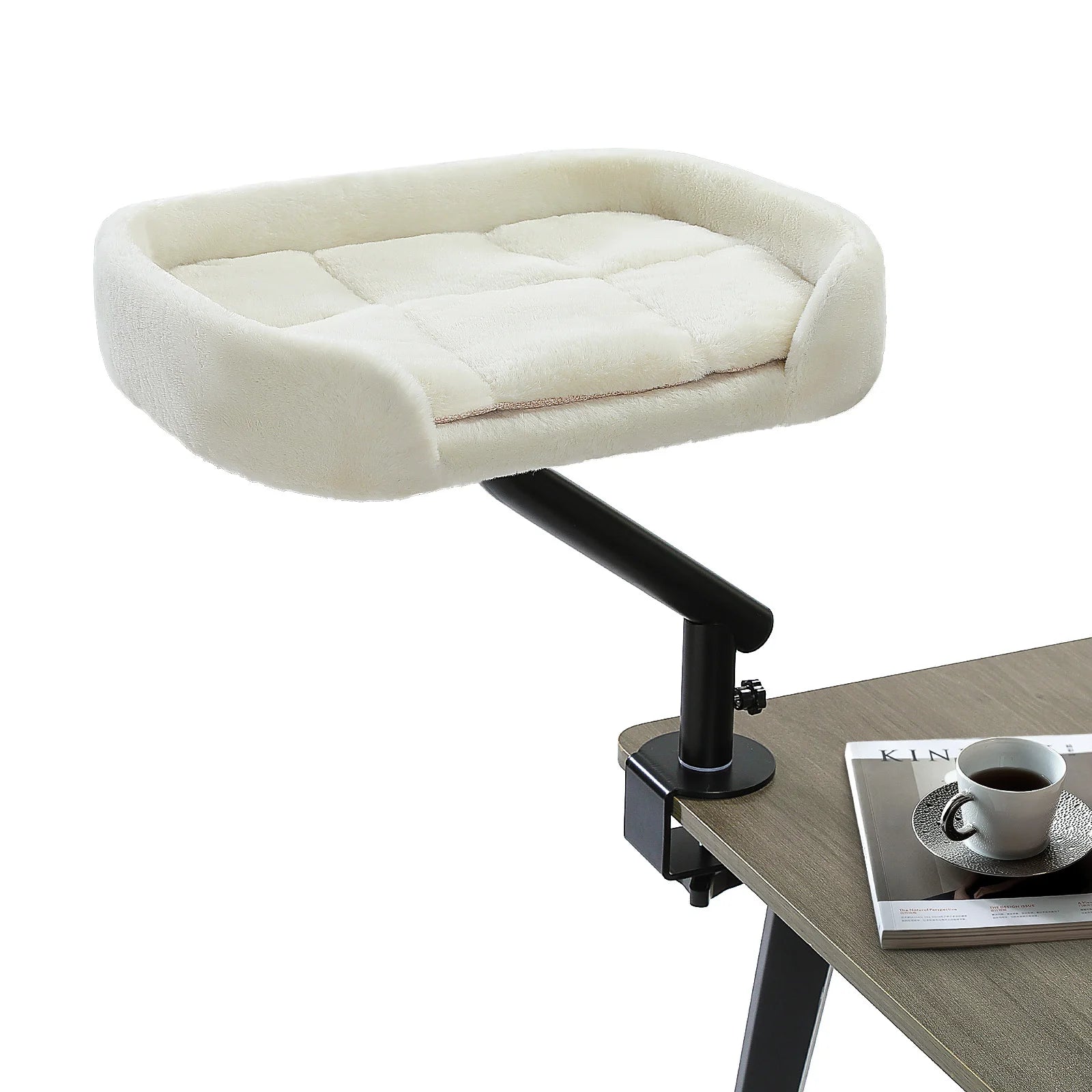 360 Degree Rotatable Cat Desk Bed with Adjustable Stand - view 23