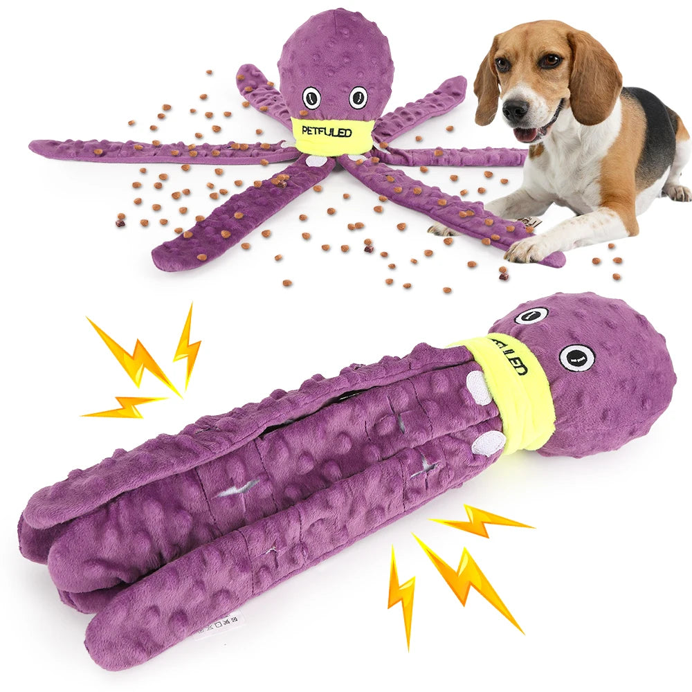 Octopus Snuffle Dog Toy for Slow Eating - lifestyle