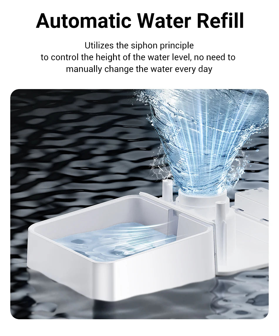 2-in-1 Automatic Pet Feeder and Water Fountain (8.5L) - view 12