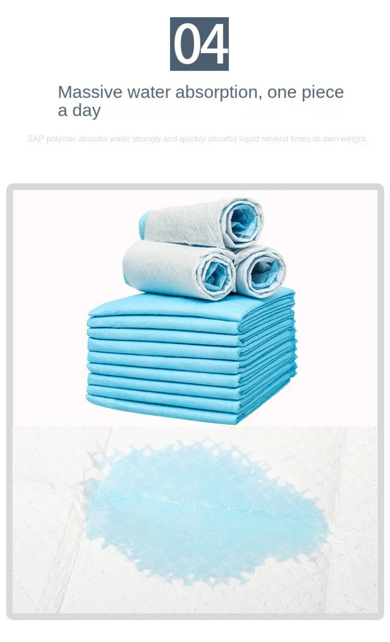 Absorbent Disposable Puppy Training Pee Pads (20 to 100 Pack) - alternate angle