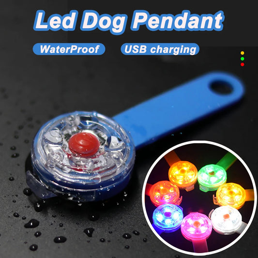 LED Waterproof Pet Collar Safety Light