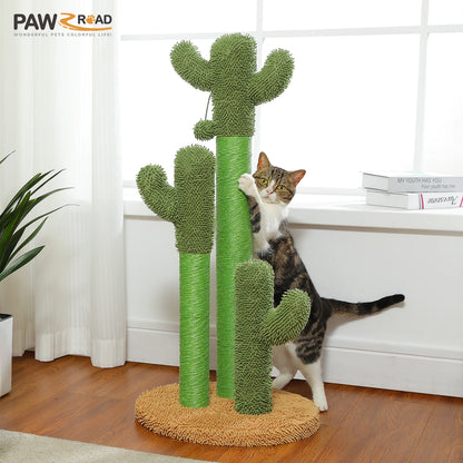 Cactus Cat Tree with Condo, Hammock and Toys - detail