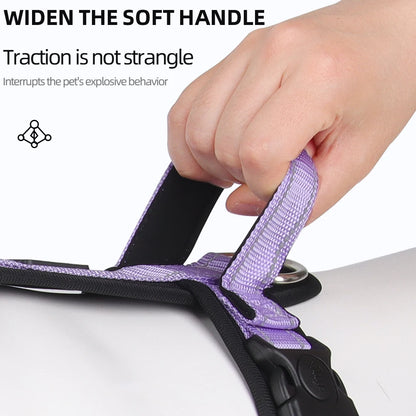 Escape-Proof Dog Harness with Control Handle - in use