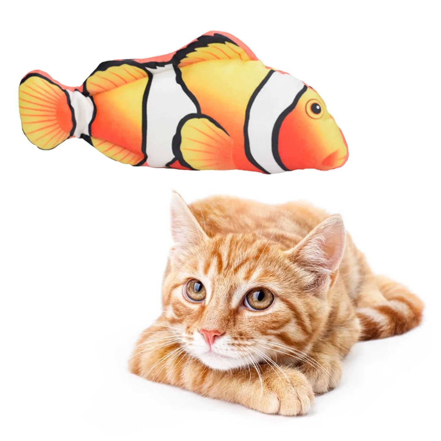 USB Rechargeable Electric Flopping Fish Cat Toy - view 14