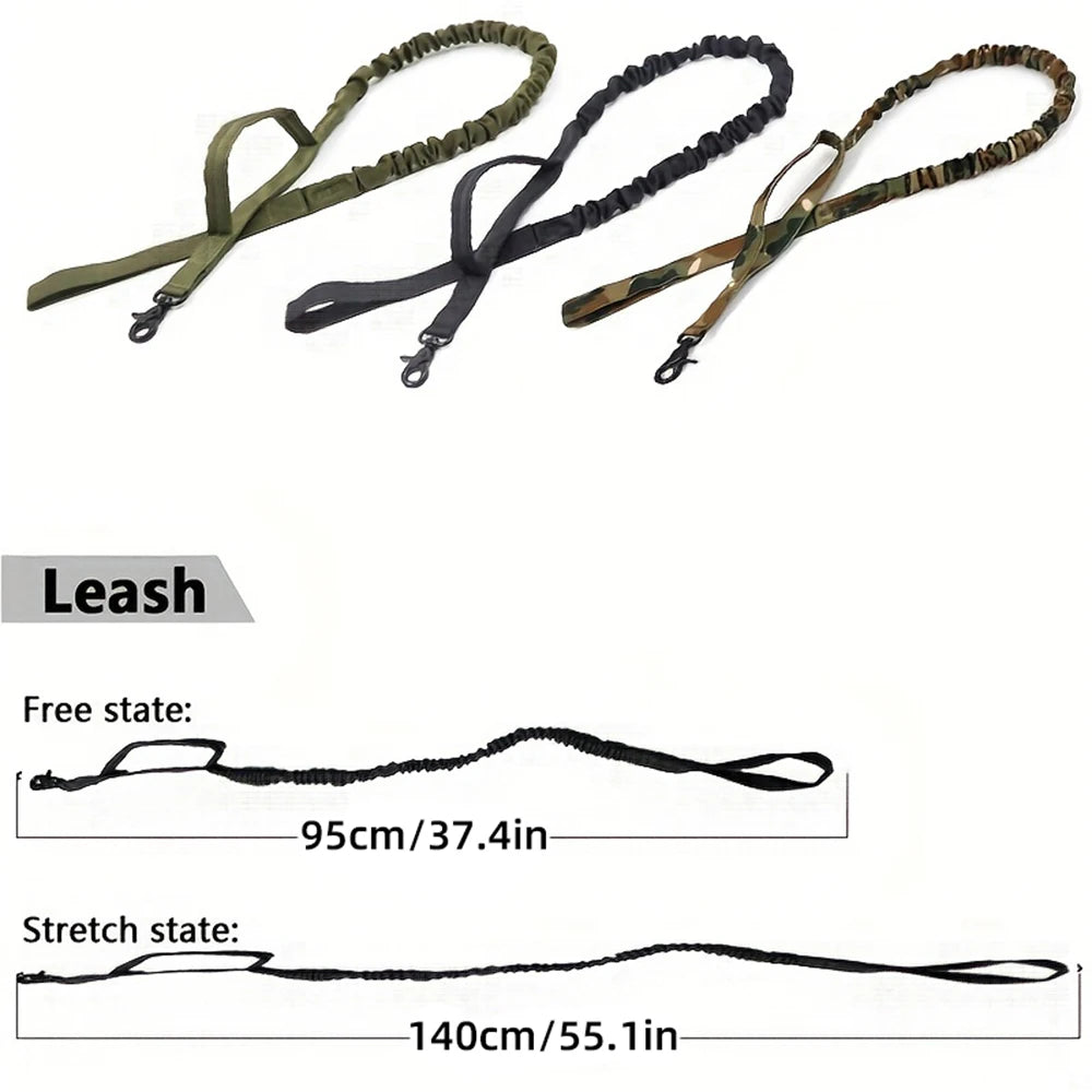 Tactical Dog Collar and Leash Set for Medium and Large Dogs - feature view