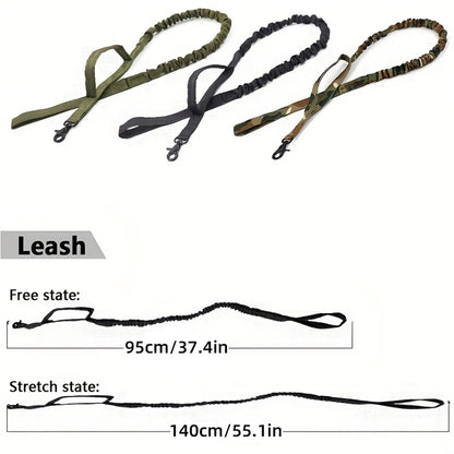 Tactical Dog Collar and Leash Set for Medium and Large Dogs - feature view