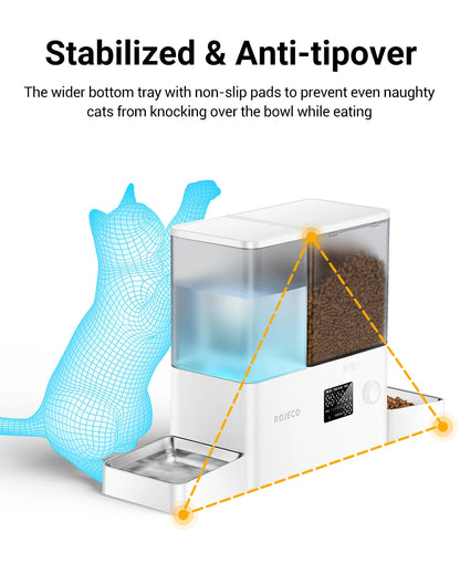 2-in-1 Automatic Pet Feeder and Water Fountain (8.5L) - view 16