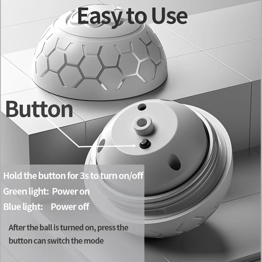 Smart Bouncing Dog Toy Ball with RGB Lights - view 11