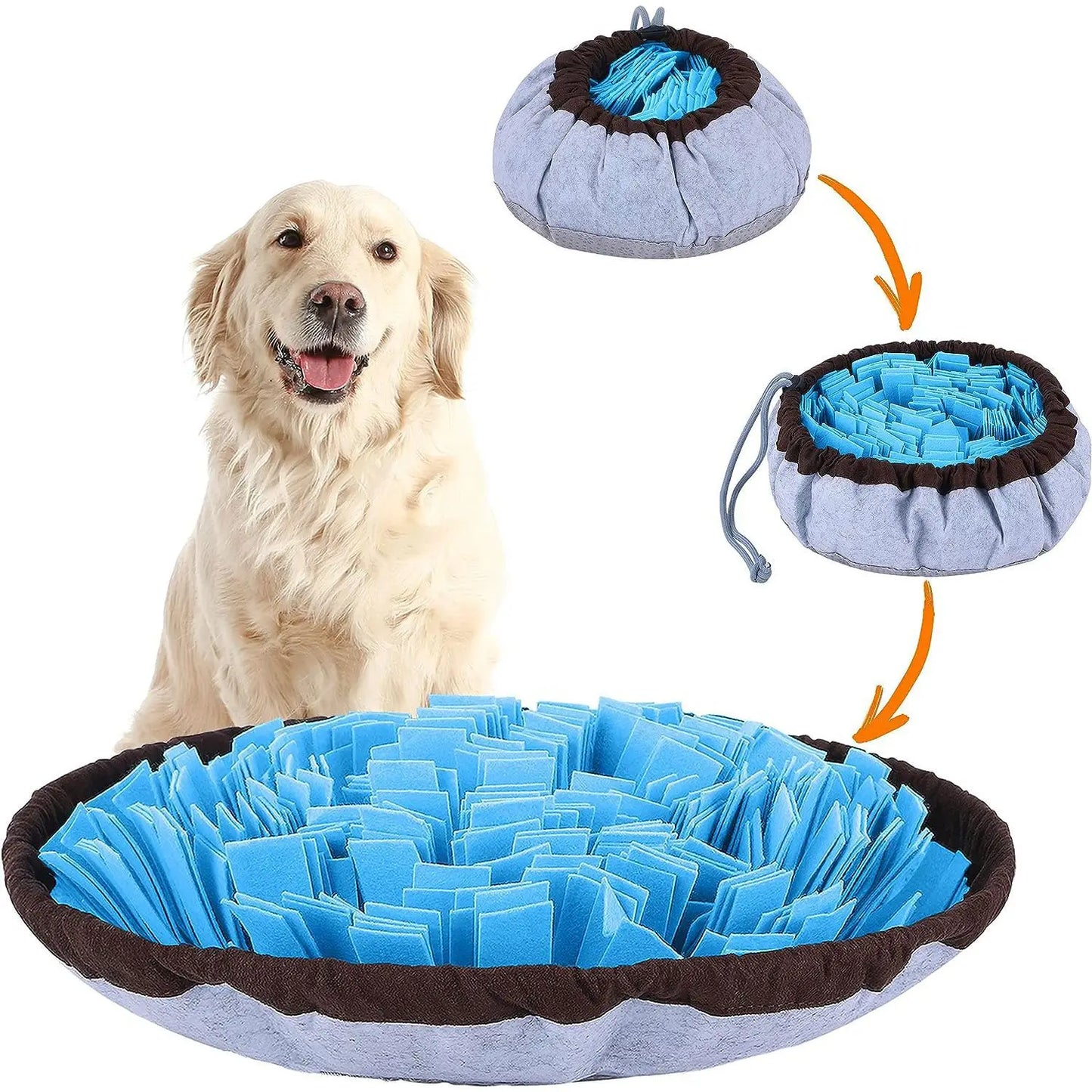 Washable Felt Snuffle Mat for Dog Slow Feeding and Training - Lan