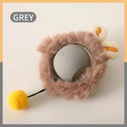 Interactive Motion Cat Toy Ball with Hide and Seek Pouch - feature view