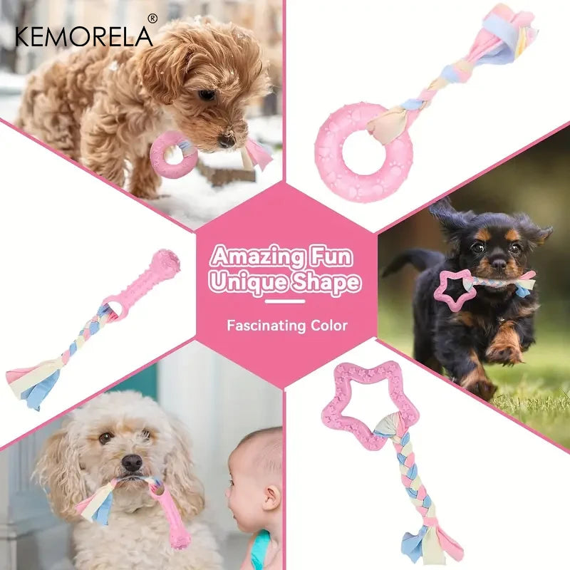 6-Piece Dog Chew Toy Set for Small and Medium Dogs - detail