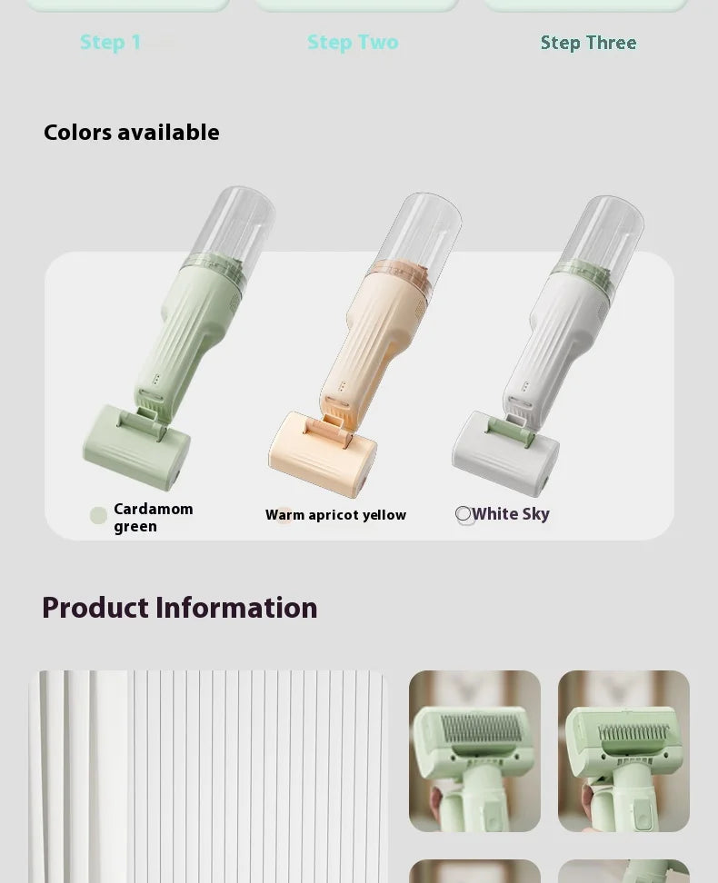 Pet Grooming Vacuum Kit with 5 Brushes for Cats and Dogs - view 24