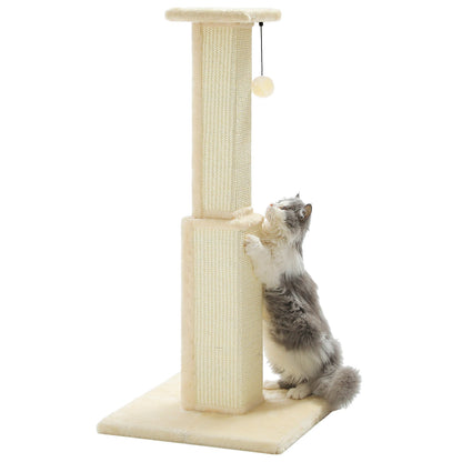 Large Sisal Cat Scratching Post with Dangling Ball - view 21
