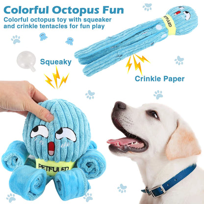 Octopus Snuffle Dog Toy for Slow Eating - close-up